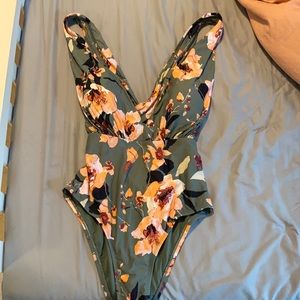 One piece bathing suit